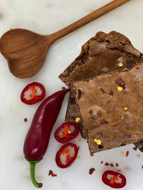 Dark Chocolate & Chilli Brownie - Image 3